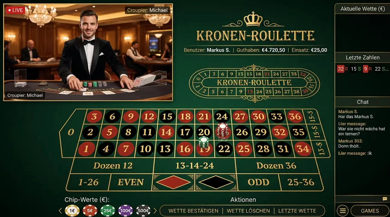 Live Casino im Betwarts